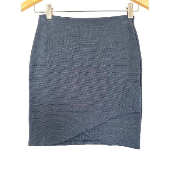 Artizia Sunday Best Primrose Charcoal Grey Faux Wrap Mini Skirt - Picture 5 of 10
